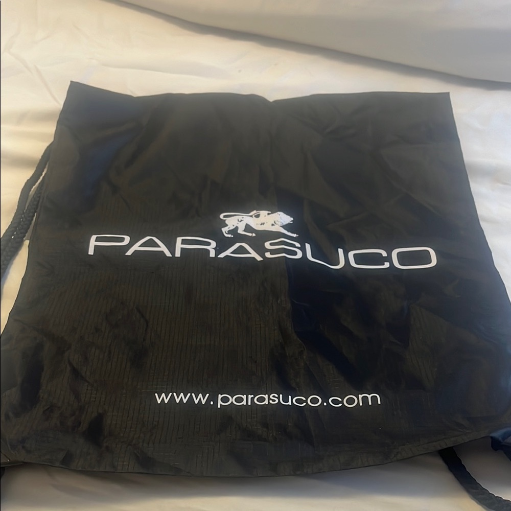 Parasuco Black Drawstring Bag - Picture 3 of 6